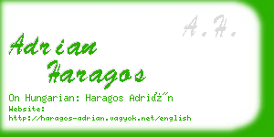 adrian haragos business card